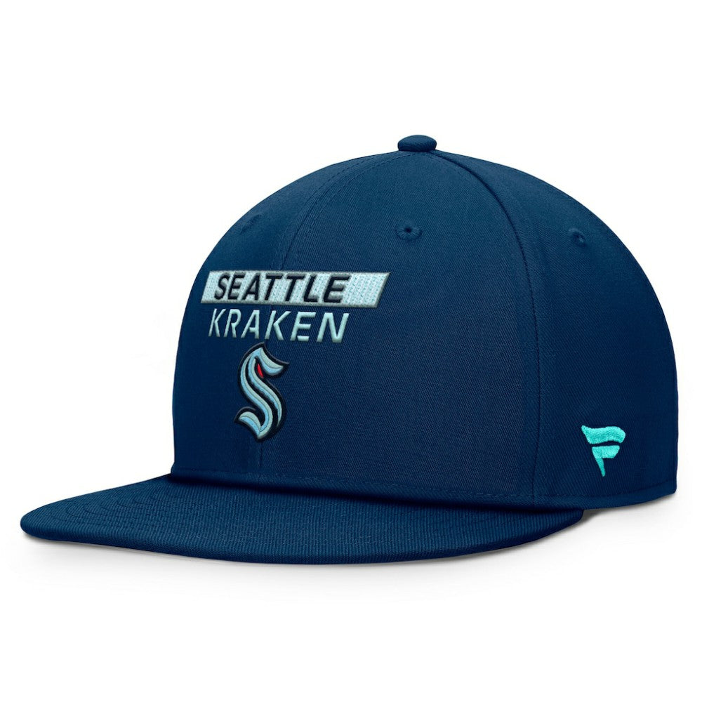 Seattle Kraken Fanatics Authentic Pro Prime Snapback Hat - Deep Sea Blue | US 200897498
