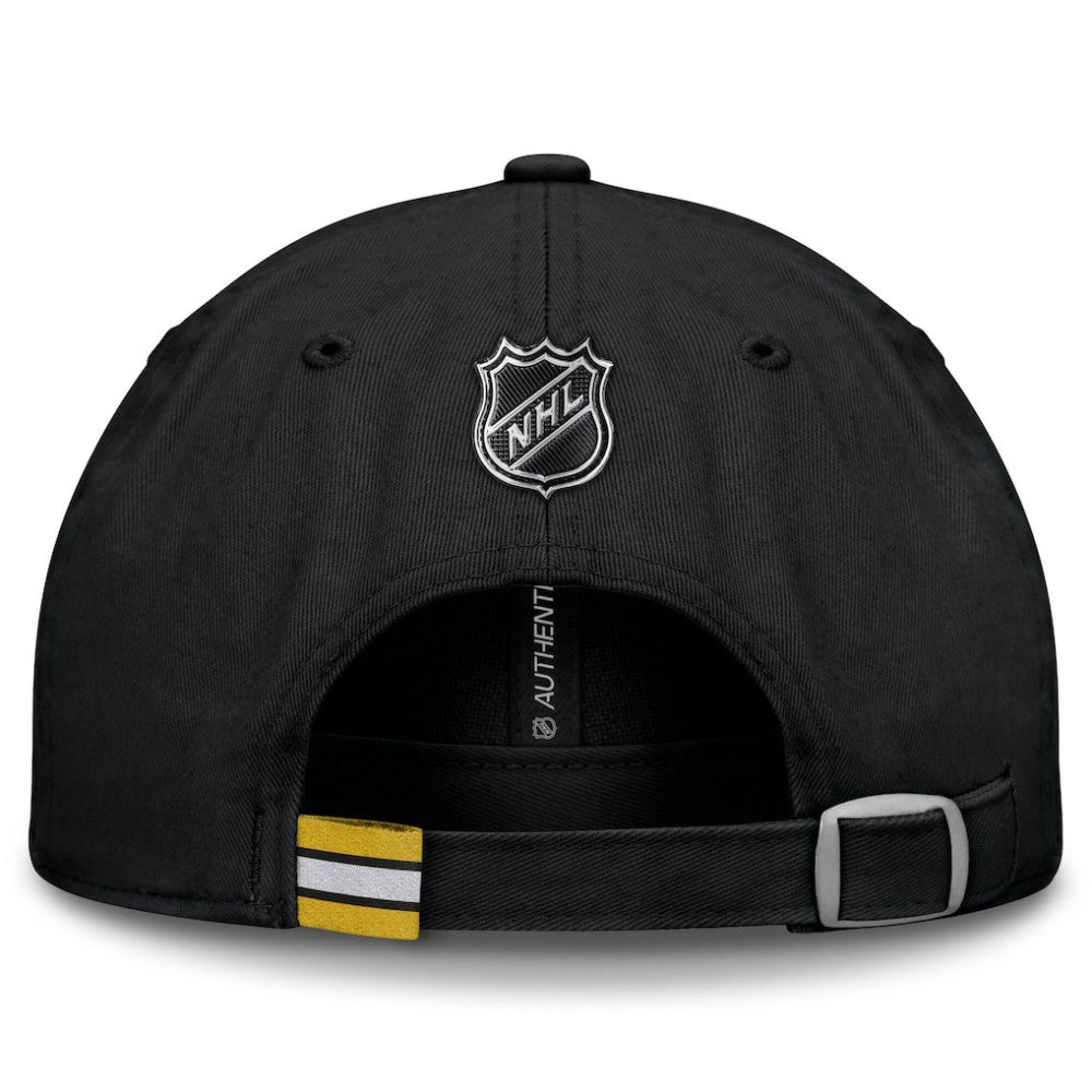 Boston Bruins Fanatics Authentic Pro Prime Adjustable Hat - Black | US 200897512