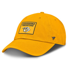 Nashville Predators Fanatics Authentic Pro Prime Adjustable Hat - Gold | US 200897527