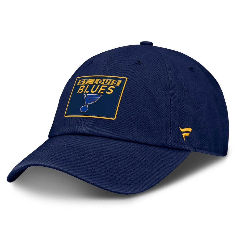 St. Louis Blues Fanatics Authentic Pro Prime Adjustable Hat - Navy | US 200897530