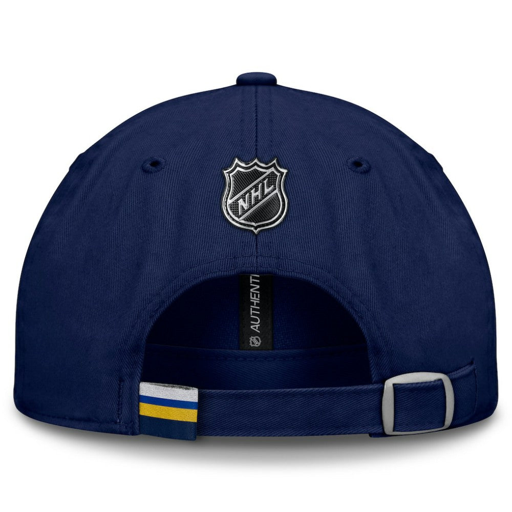 St. Louis Blues Fanatics Authentic Pro Prime Adjustable Hat - Navy | US 200897530