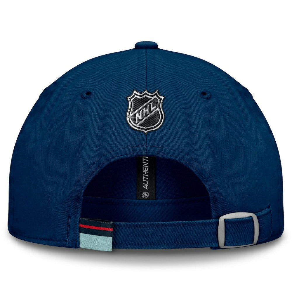 Seattle Kraken Fanatics Authentic Pro Prime Adjustable Hat - Deep Sea Blue | US 200897531