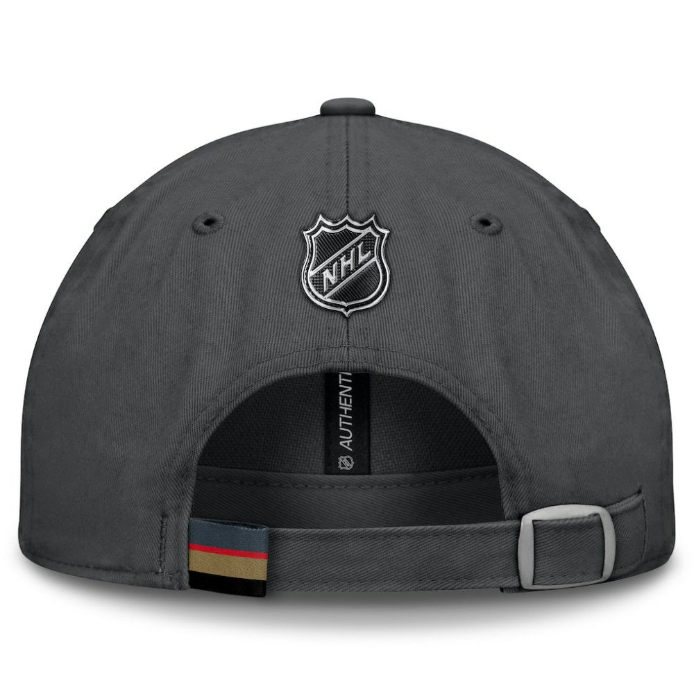 Vegas Golden Knights Fanatics Authentic Pro Prime Adjustable Hat - Gray | US 200897534