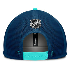 Seattle Kraken Fanatics Authentic Pro Hometown Rink Foam Trucker Snapback Hat - White/Deep Sea Blue | US 200897548