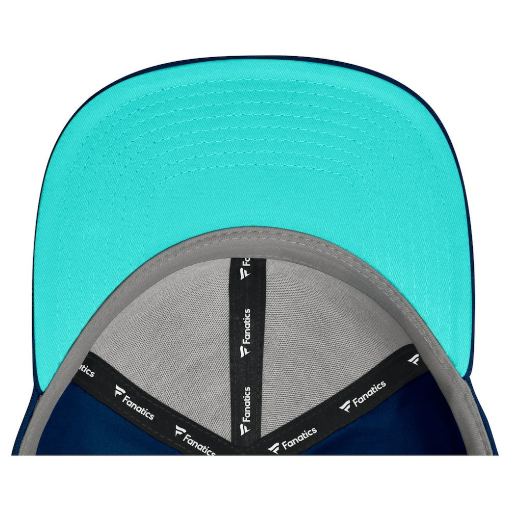 Seattle Kraken Fanatics Authentic Pro Hometown Rink Foam Trucker Snapback Hat - White/Deep Sea Blue | US 200897548