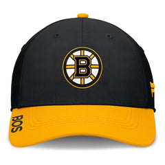 Boston Bruins Fanatics Authentic Pro Rink Flex Hat - Black/Gold | US 200897560