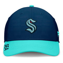 Seattle Kraken Fanatics Authentic Pro Rink Flex Hat - Deep Sea Blue/Light Blue | US 200897570