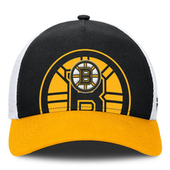 Boston Bruins Fanatics Authentic Pro A-Frame Rink Adjustable Hat - Black/Gold | US 200897602