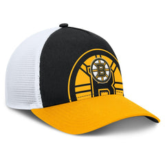 Boston Bruins Fanatics Authentic Pro A-Frame Rink Adjustable Hat - Black/Gold | US 200897602