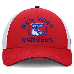 New York Rangers Fanatics Authentic Pro Rink Trucker Hat - Red/White | US 200897639