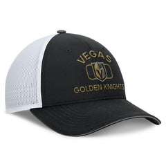 Vegas Golden Knights Fanatics Authentic Pro Rink Trucker Hat - Black/White | US 200897650
