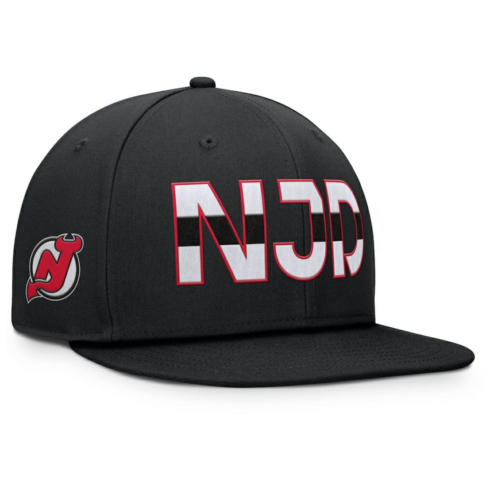 New Jersey Devils Fanatics Authentic Pro Rink Snapback Hat - Black | US 200897673