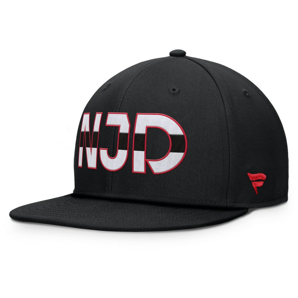 New Jersey Devils Fanatics Authentic Pro Rink Snapback Hat - Black | US 200897673
