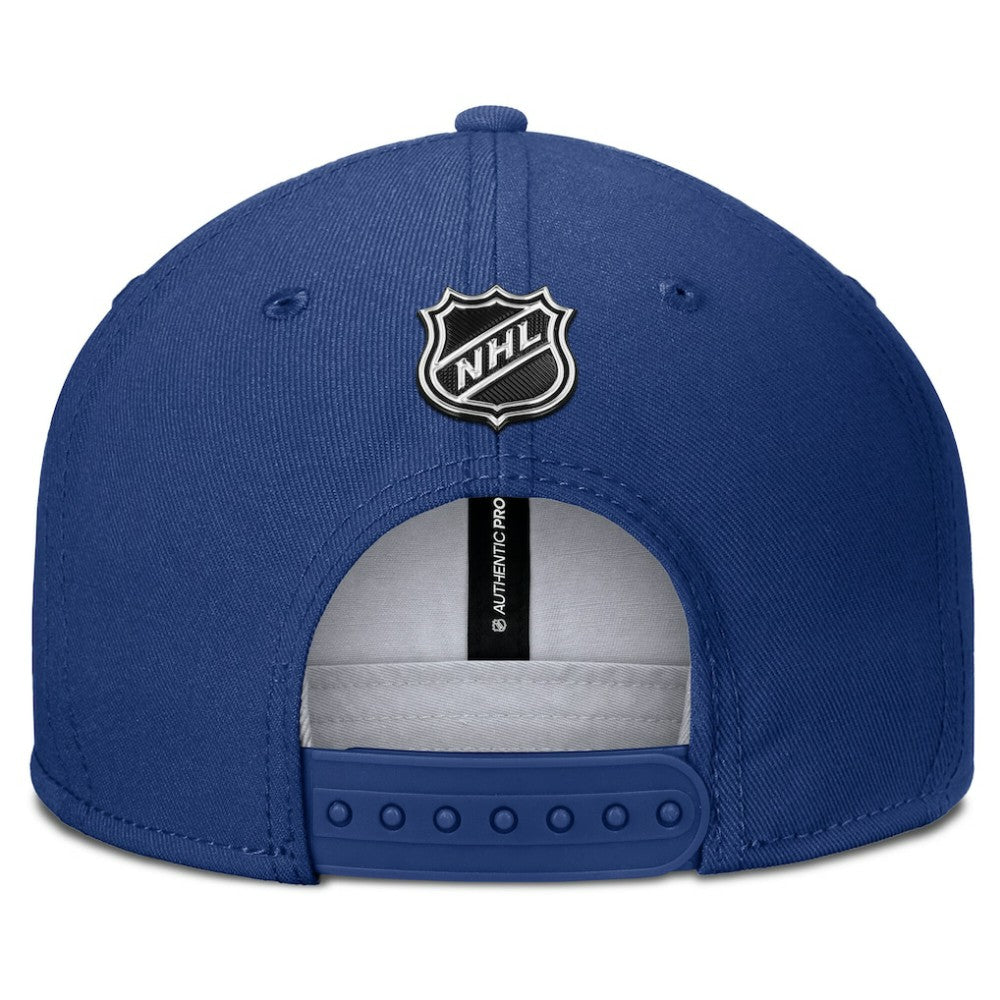 Toronto Maple Leafs Fanatics Authentic Pro Rink Snapback Hat - Blue | US 200897680