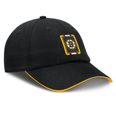 Boston Bruins Fanatics Authentic Pro Ripstop Adjustable Hat - Black/Gold | US 200897691