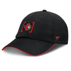 Ottawa Senators Fanatics Authentic Pro Ripstop Adjustable Hat - Black/Red | US 200897709