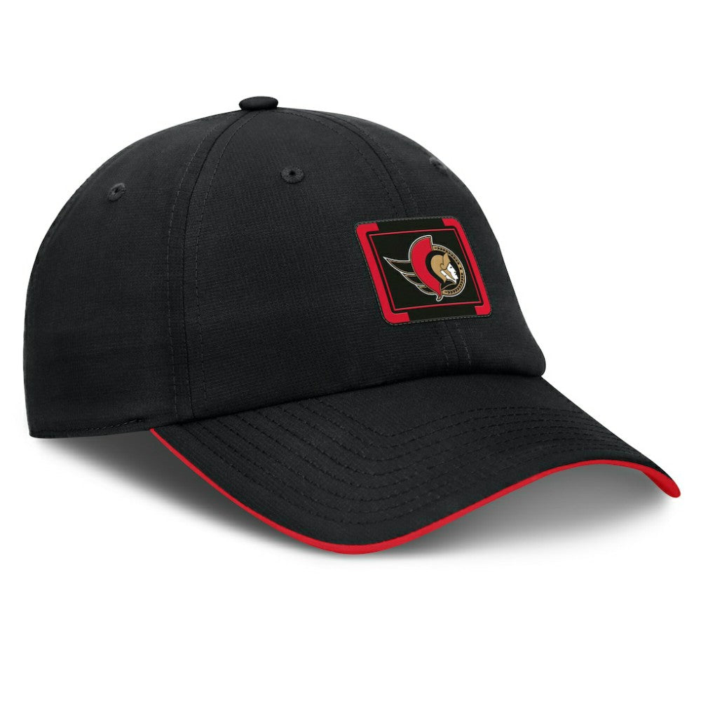 Ottawa Senators Fanatics Authentic Pro Ripstop Adjustable Hat - Black/Red | US 200897709