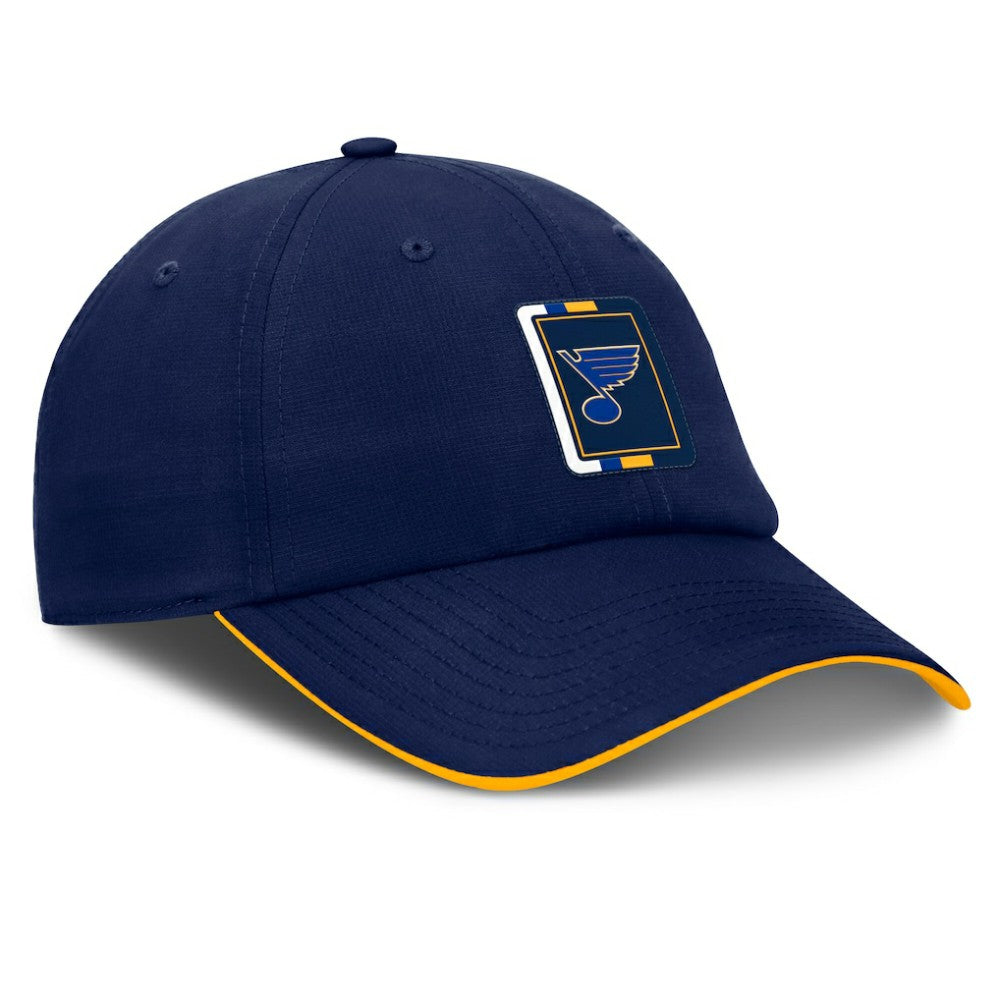 St. Louis Blues Fanatics Authentic Pro Ripstop Adjustable Hat - Navy/Gold | US 200897715