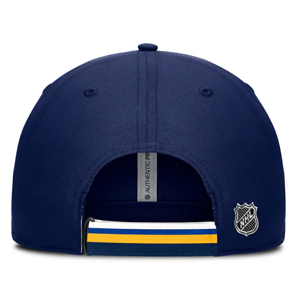 St. Louis Blues Fanatics Authentic Pro Ripstop Adjustable Hat - Navy/Gold | US 200897715