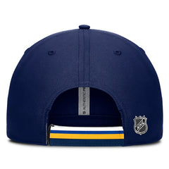 St. Louis Blues Fanatics Authentic Pro Ripstop Adjustable Hat - Navy/Gold | US 200897715