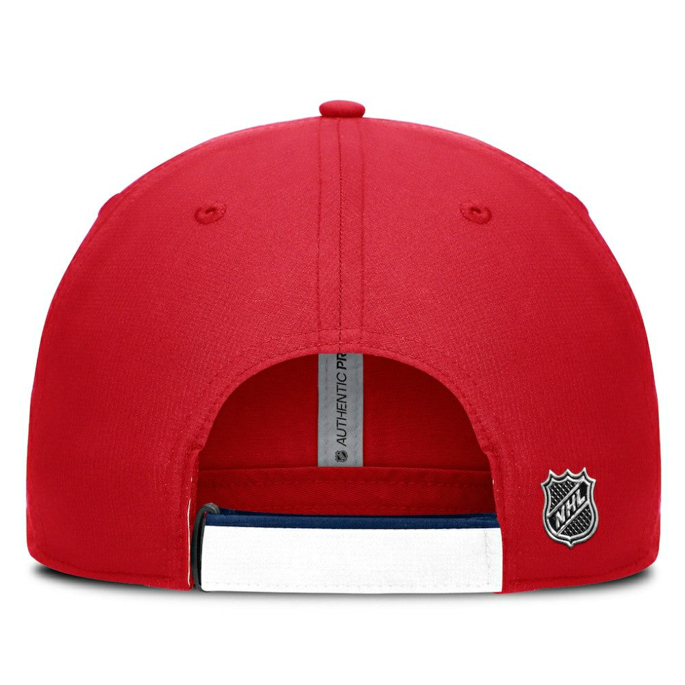 Washington Capitals Fanatics Authentic Pro Ripstop Adjustable Hat - Red/Navy | US 200897717