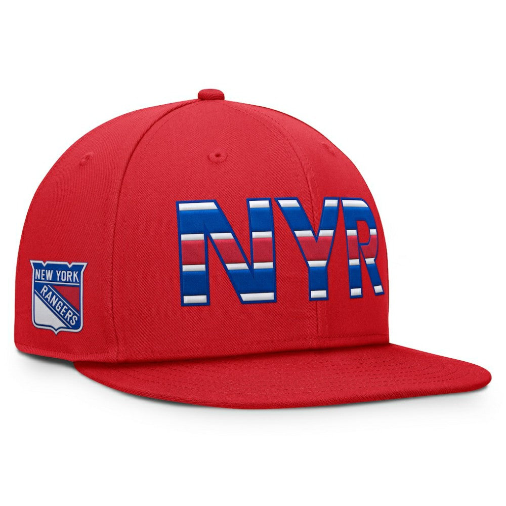 New York Rangers Fanatics Authentic Pro Team Rink Snapback Hat - Red | US 200897729