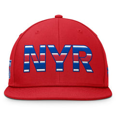 New York Rangers Fanatics Authentic Pro Team Rink Snapback Hat - Red | US 200897729