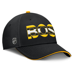 Boston Bruins Fanatics Authentic Pro Rink Team Code Flex Hat - Black/Gold | US 200897735