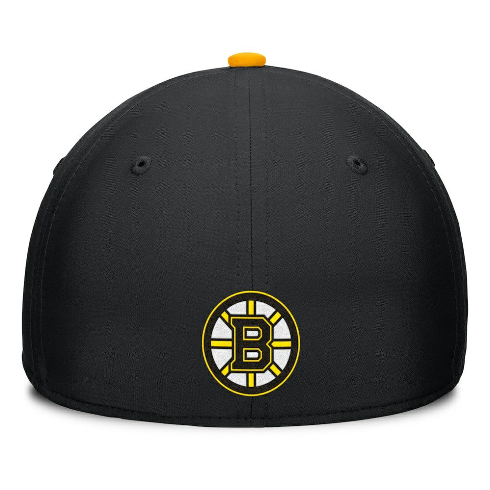 Boston Bruins Fanatics Authentic Pro Rink Team Code Flex Hat - Black/Gold | US 200897735