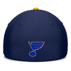 St. Louis Blues Fanatics Authentic Pro Rink Team Code Flex Hat - Navy/Gold | US 200897755