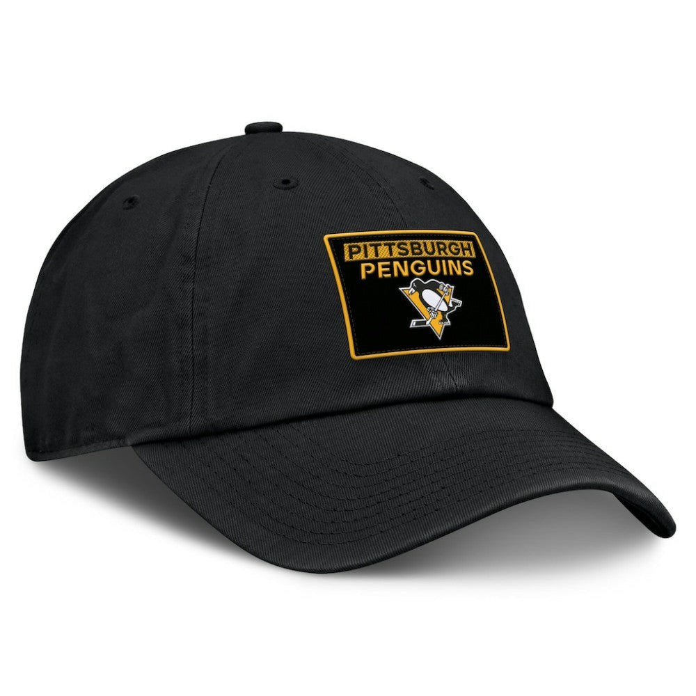 Pittsburgh Penguins Fanatics Women's Authentic Pro Rink Adjustable Hat - Black | US 200897961