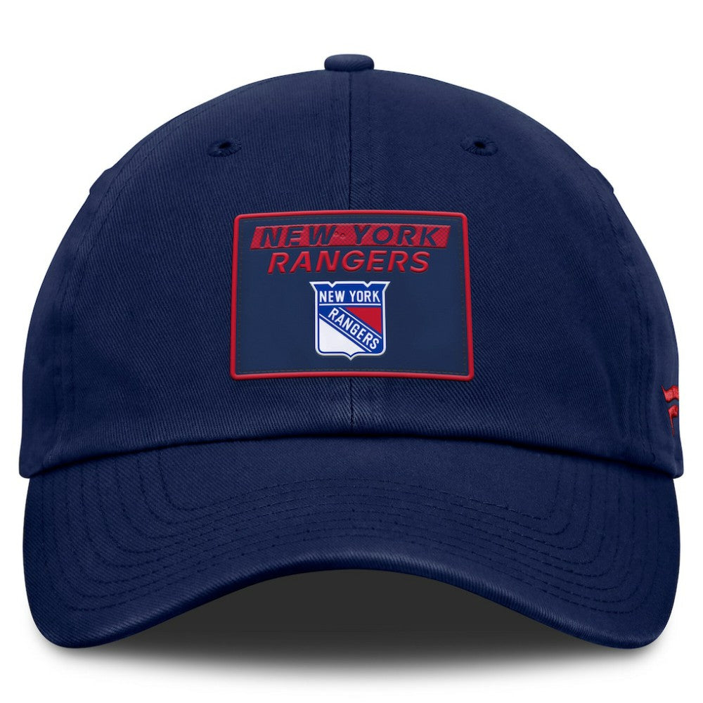 New York Rangers Fanatics Women's Authentic Pro Rink Adjustable Hat - Navy | US 200897962
