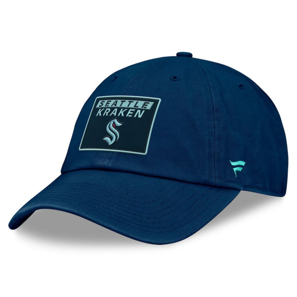 Seattle Kraken Fanatics Women's Authentic Pro Rink Adjustable Hat - Deep Sea Blue | US 200897963