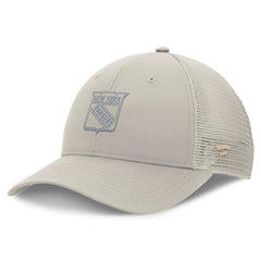 New York Rangers Fanatics Women's Authentic Pro Road Trucker Adjustable Hat - Tan | US 200898006