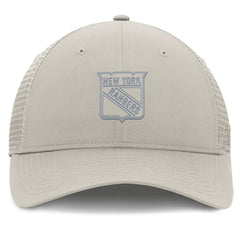 New York Rangers Fanatics Women's Authentic Pro Road Trucker Adjustable Hat - Tan | US 200898006