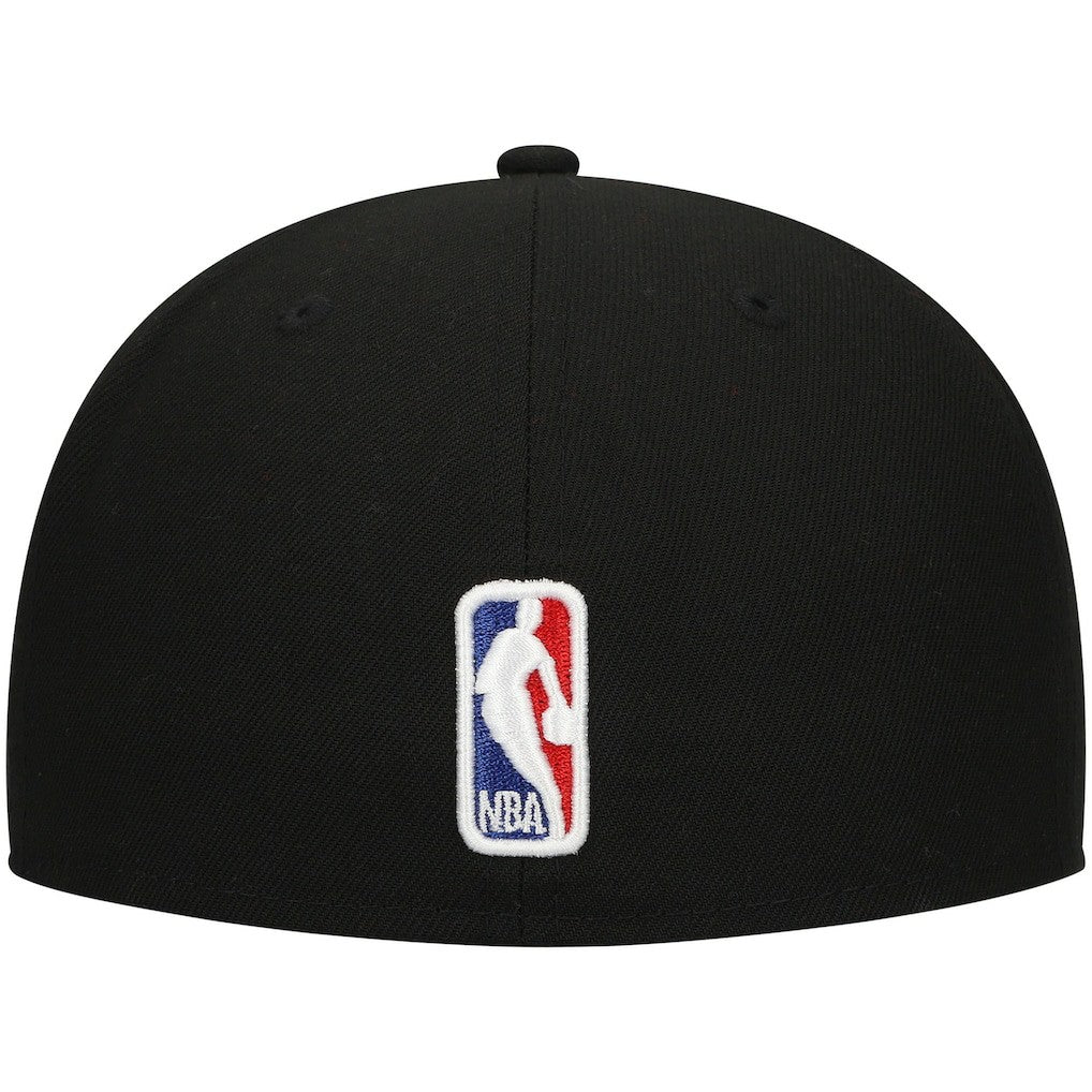 Philadelphia 76ers Blackout Shadow Logo 59FIFTY Fitted Hat Black - New Era