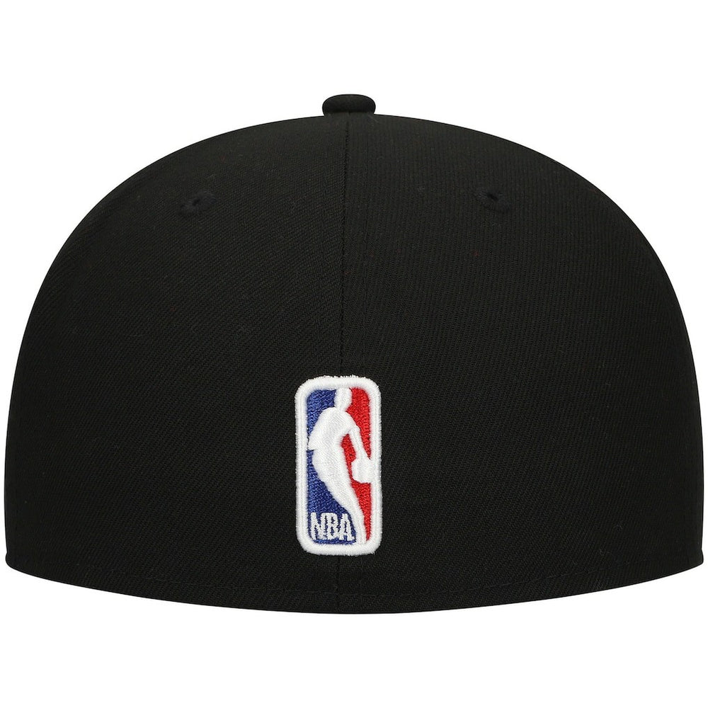 Philadelphia 76ers Blackout Shadow Logo 59FIFTY Fitted Hat Black - New Era