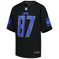 Sam LaPorta Detroit Lions Youth Game Jersey - Black Jerseys