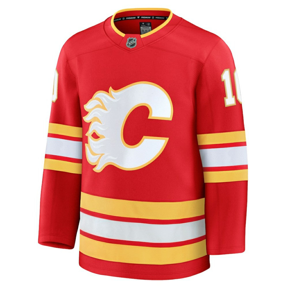 Jonathan Huberdeau Calgary Flames Fanatics Home Premium Jersey - Red | US 200899029