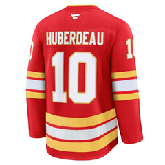 Jonathan Huberdeau Calgary Flames Fanatics Home Premium Jersey - Red | US 200899029