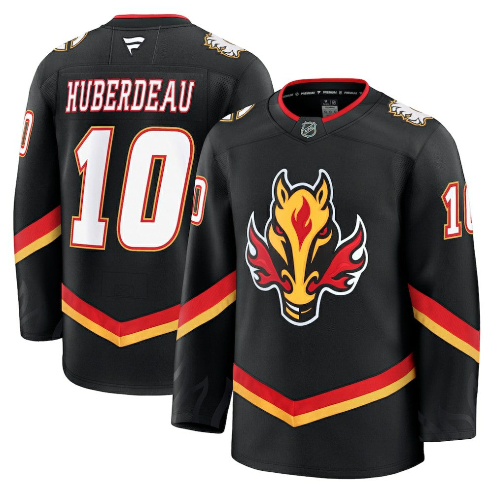 Jonathan Huberdeau Calgary Flames Fanatics Alternate Premium Jersey - Black | US 200899034