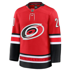 Sebastian Aho Carolina Hurricanes Fanatics Alternate Premium Jersey - Red | US 200899037