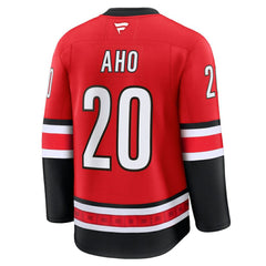 Sebastian Aho Carolina Hurricanes Fanatics Alternate Premium Jersey - Red | US 200899037