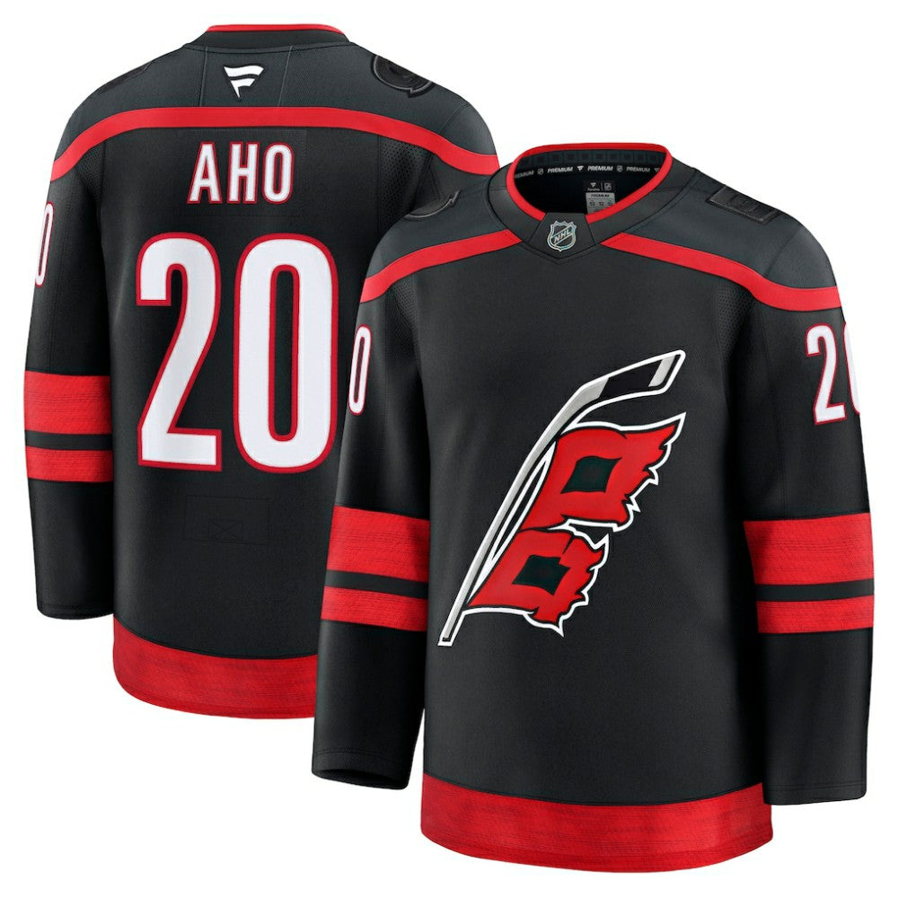 Sebastian Aho Carolina Hurricanes Fanatics Home Premium Jersey - Black | US 200899047