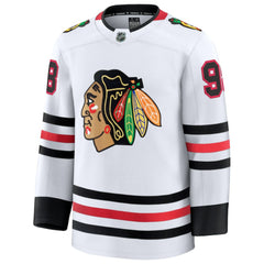 Connor Bedard Chicago Blackhawks Fanatics Away Premium Jersey - White | US 200899053