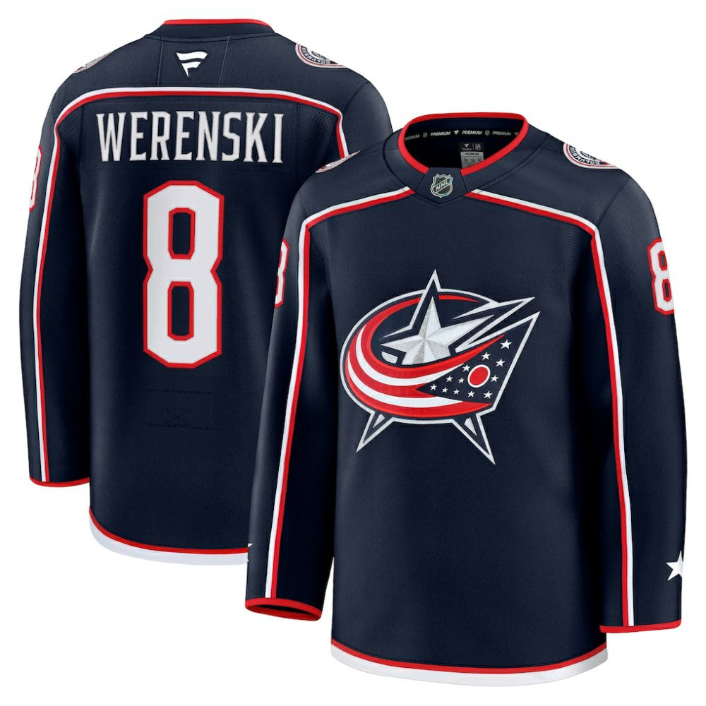 Zach Werenski Columbus Blue Jackets Fanatics Home Premium Jersey - Navy | US 200899055