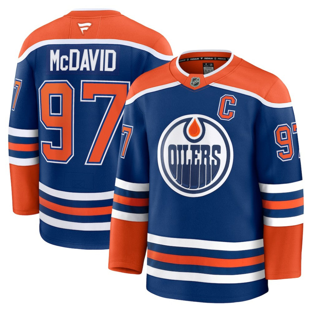 Connor McDavid Edmonton Oilers Fanatics Home Premium Jersey - Royal | US 200899080