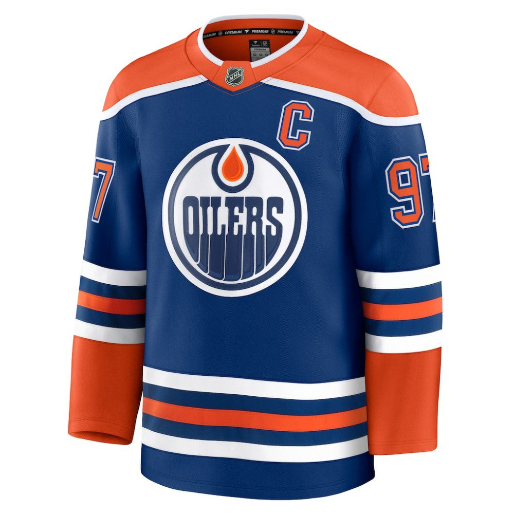 Connor McDavid Edmonton Oilers Fanatics Home Premium Jersey - Royal | US 200899080