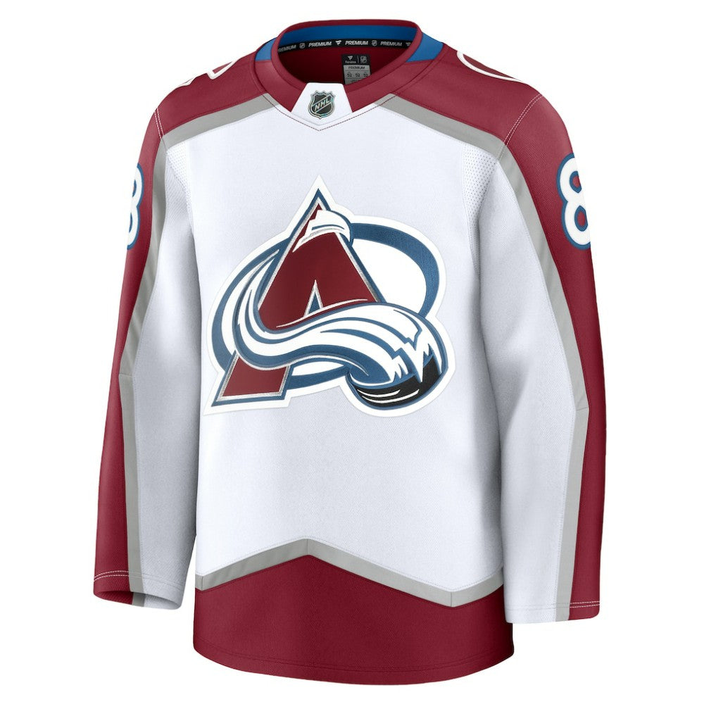 Cale Makar Colorado Avalanche Fanatics Away Premium Jersey - White | US 200899089