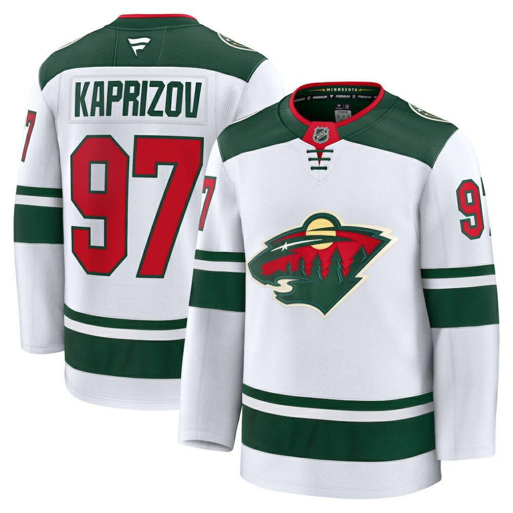 Kirill Kaprizov Minnesota Wild Fanatics Away Premium Jersey - White | US 200899092